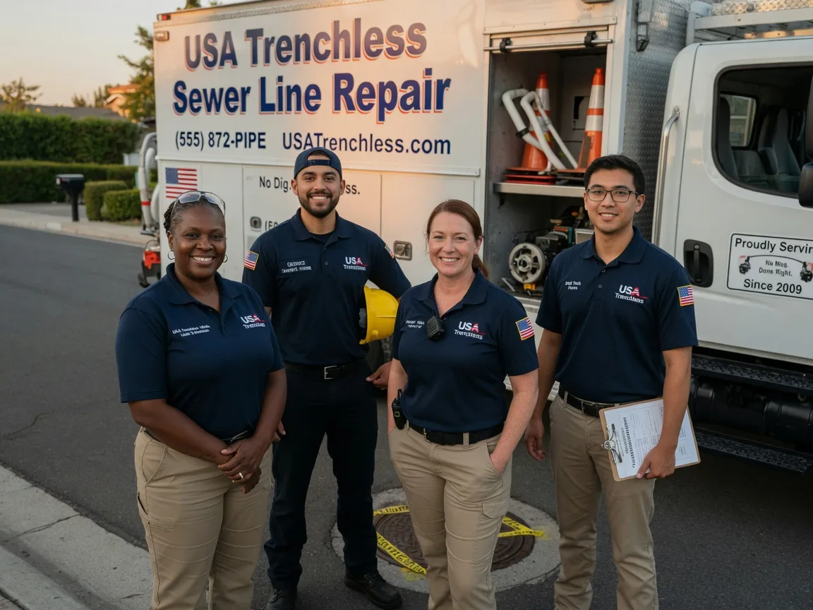Sewer Line Repair company in Claremont, IL